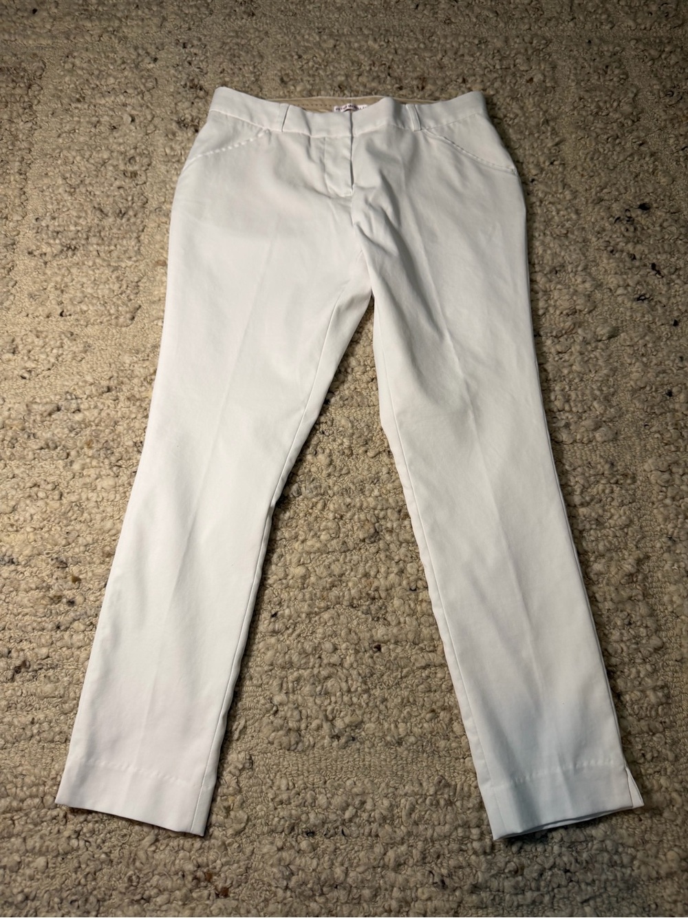 Peter Millar White Pants - Classic Straight Fit